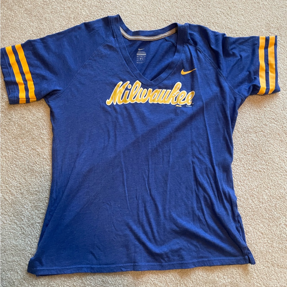 Nike Milwaukee Brewers fitted t-shirt